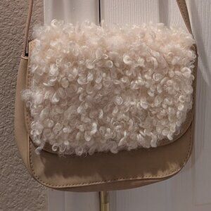 furry crossbody purse